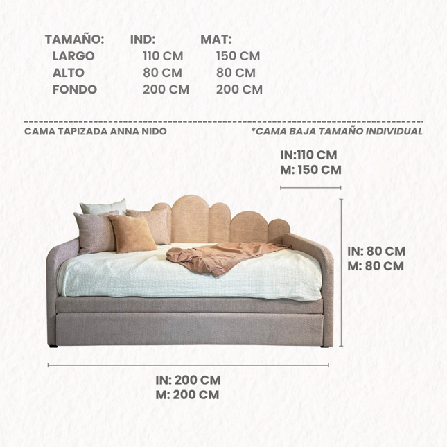 CAMA ANNA NIDO