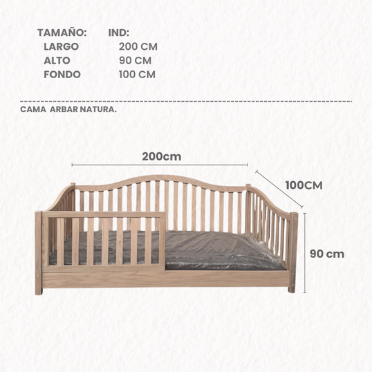 CAMA ARBAR NATURA