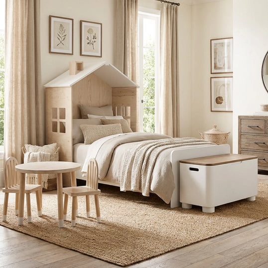 CAMA AR HOUSE CON PIECERA