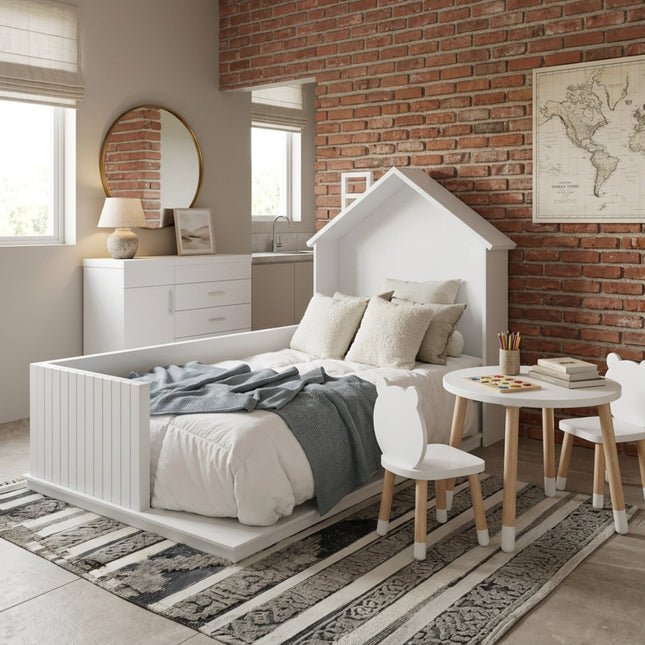 CAMA AR HOUSE WHITE