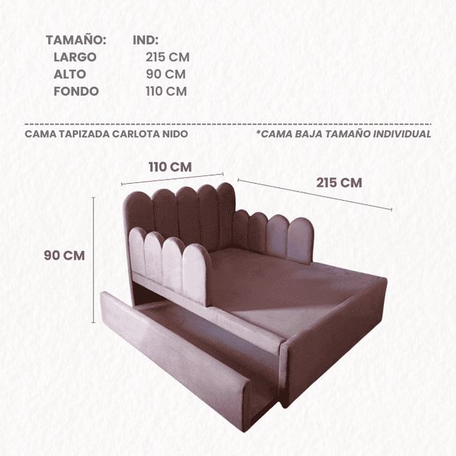 CAMA CARLOTA NIDO