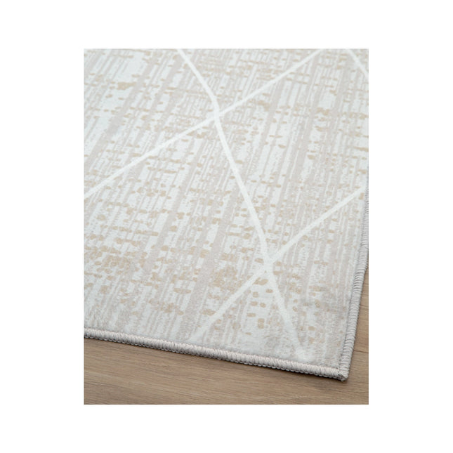 TAPETE DOHA 240621 ROMBOS BEIGE