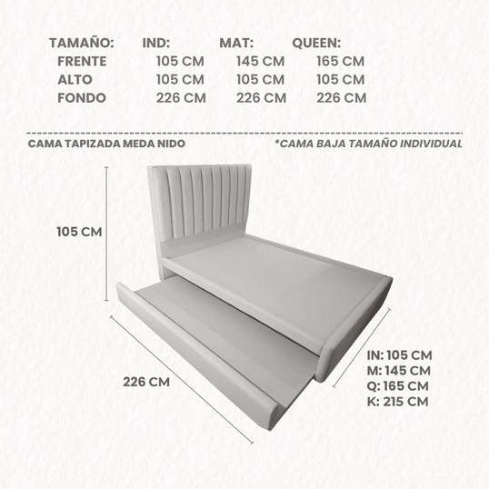 CAMA MEDA NIDO
