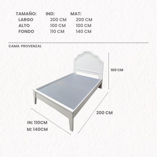CAMA PROVENZAL