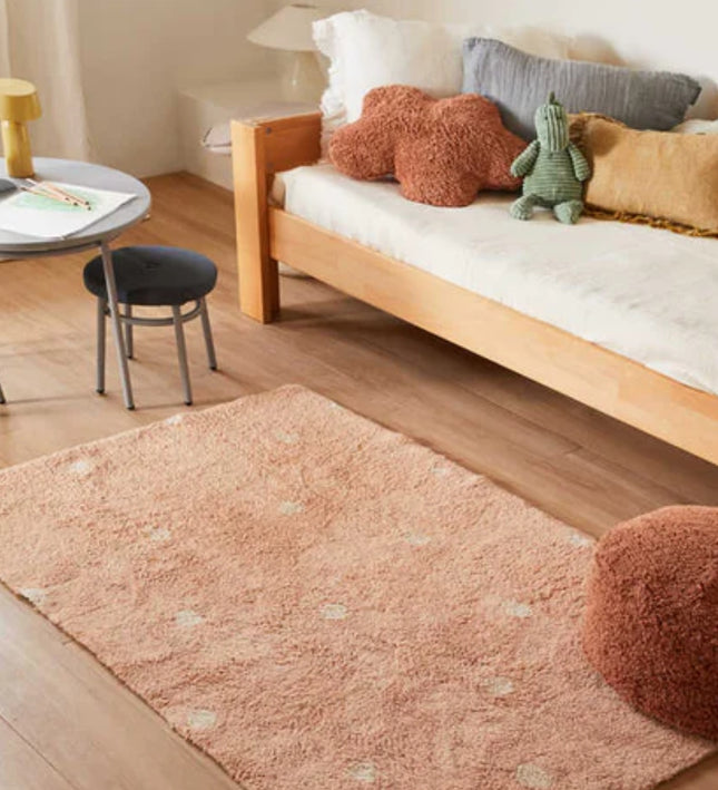 ALFOMBRA LAVABLE MINI DOT ROSE