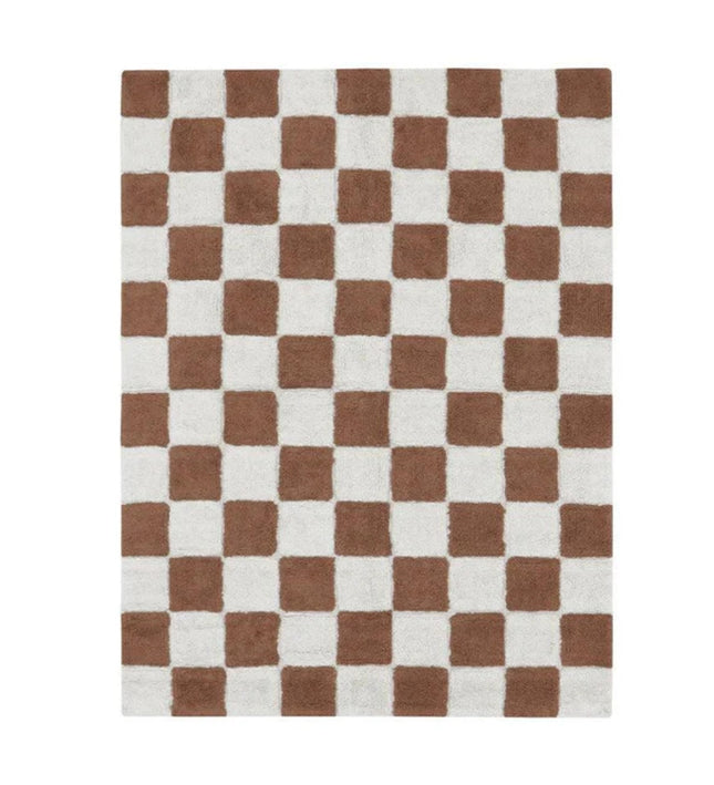 Alfombra Lavable Kitchen Tiles Toffee