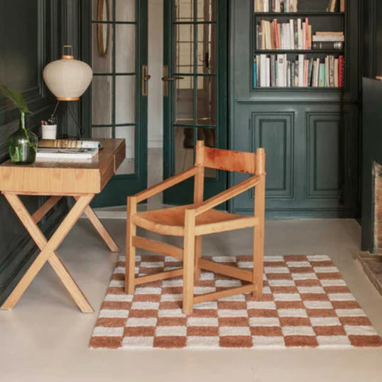 Alfombra Lavable Kitchen Tiles Toffee