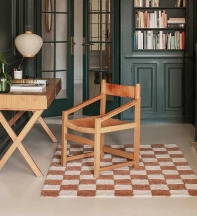 Alfombra Lavable Kitchen Tiles Toffee