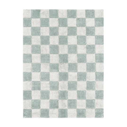 Alfombra Lavable Kitchen Tiles Blue Sage
