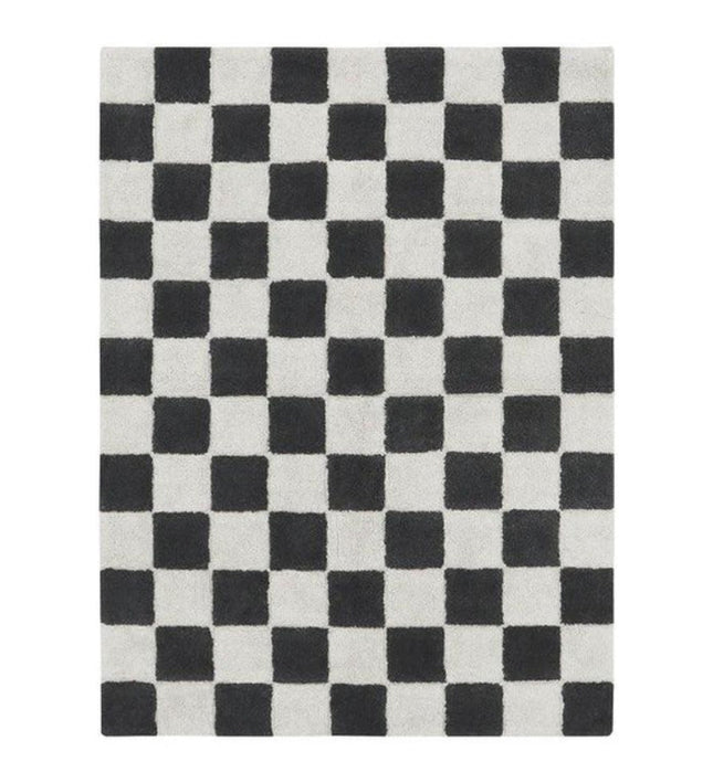 Alfombra Lavable Kitchen Tiles Dark Grey