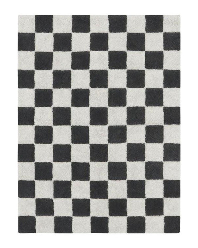 Alfombra Lavable Kitchen Tiles Dark Grey