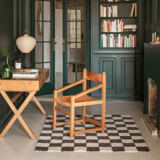 Alfombra Lavable Kitchen Tiles Dark Grey