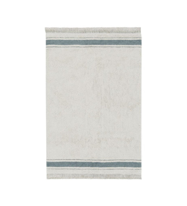 Alfombra Lavable Plate Vintage Blue