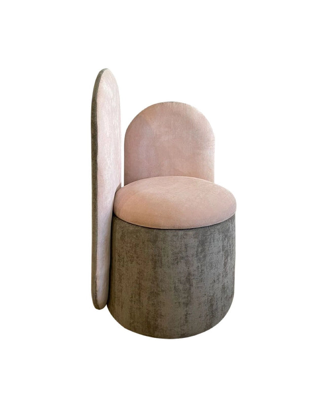SILLA TAPIZADA CANDY CON BAÚL