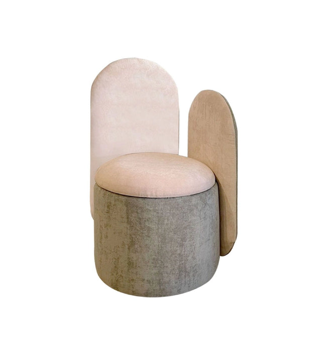 SILLA TAPIZADA CANDY CON BAÚL