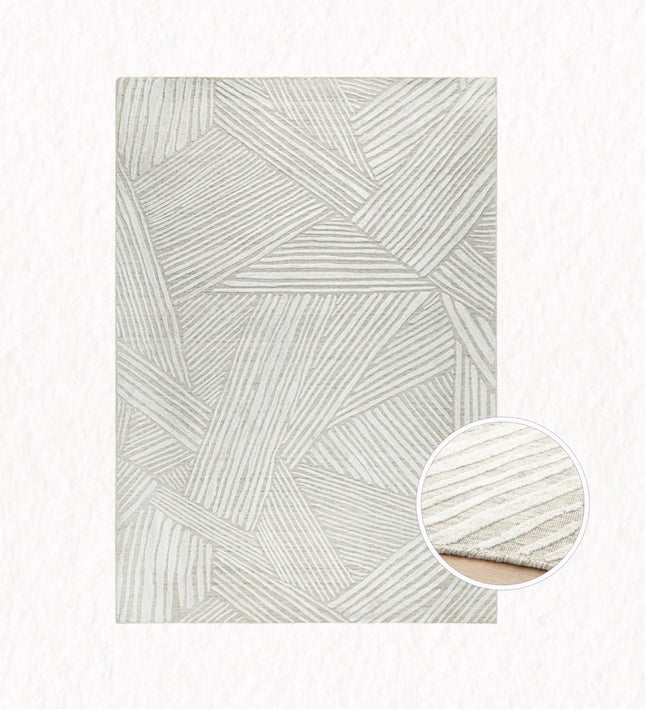 TAPETE BASANTI ZR-375 SILVER WHITE