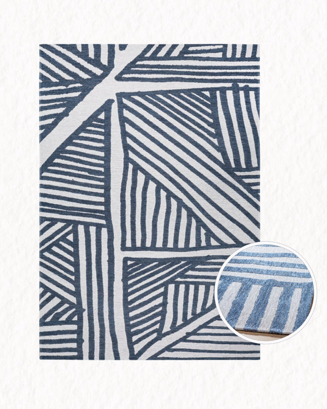 TAPETE RADUNI BEIGE BLUE