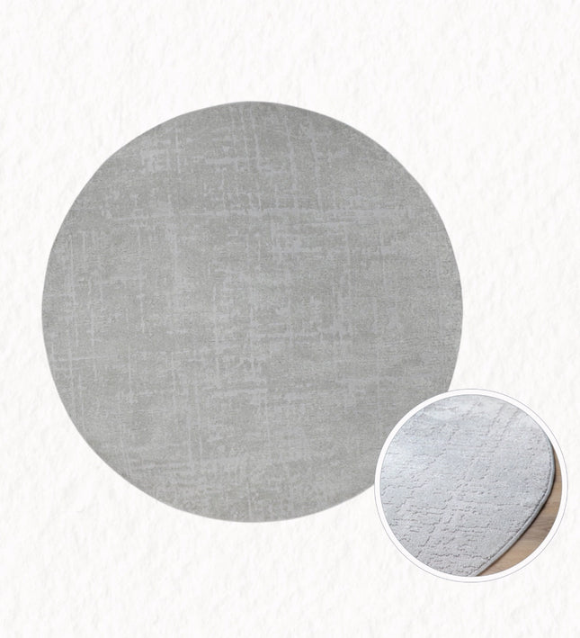 TAPETE TRENTINO 41003 2121 SILVER REDONDO