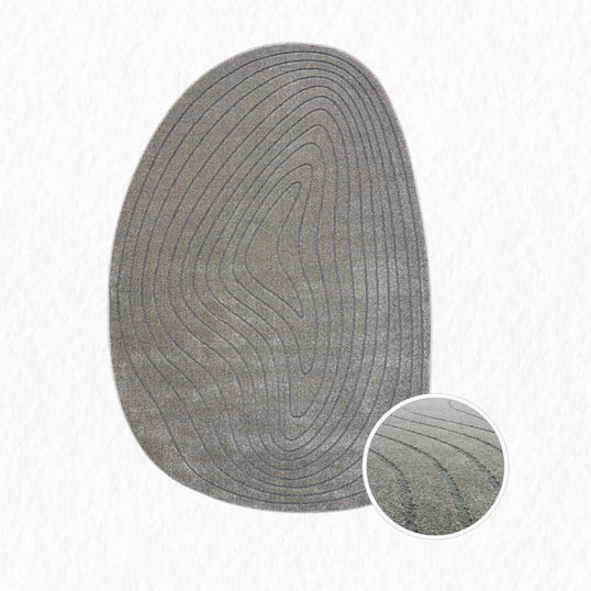 TAPETE TRENTINO 41064 7131 PEEBLE SHAPE MINK