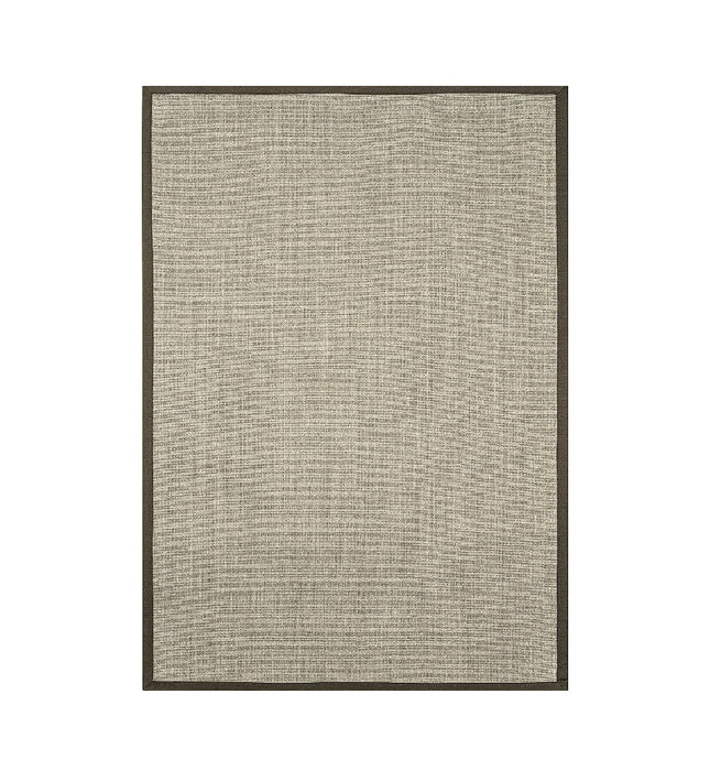 TAPETE SISAL BORDER DOVEMIX / BROWN
