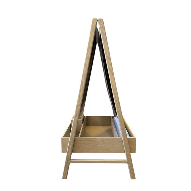 CABALLETE MEDIDA ESPACIAL EN MADERA CON PINTURA DE PIZZARRON