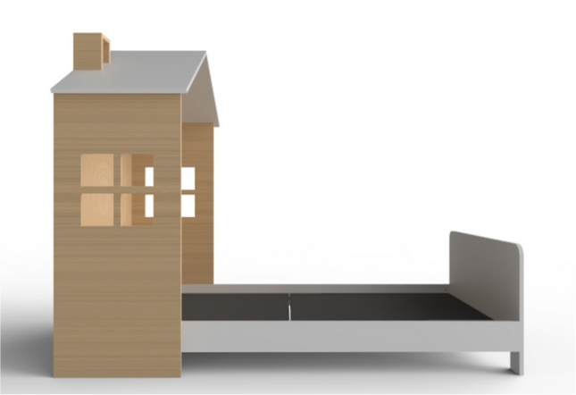 CAMA AR HOUSE CON PIECERA