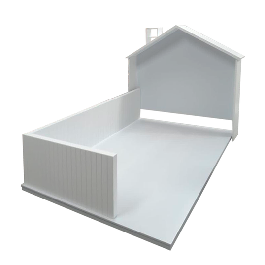 CAMA AR HOUSE WHITE