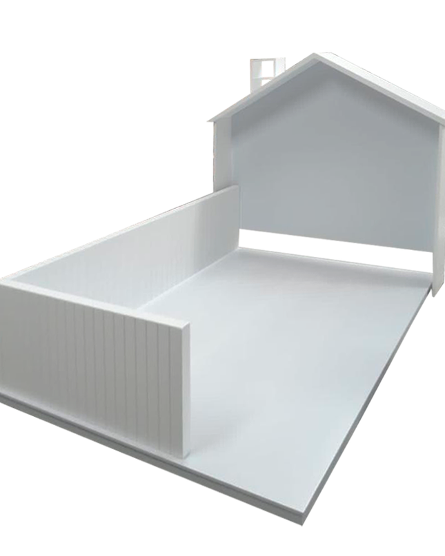 CAMA AR HOUSE WHITE