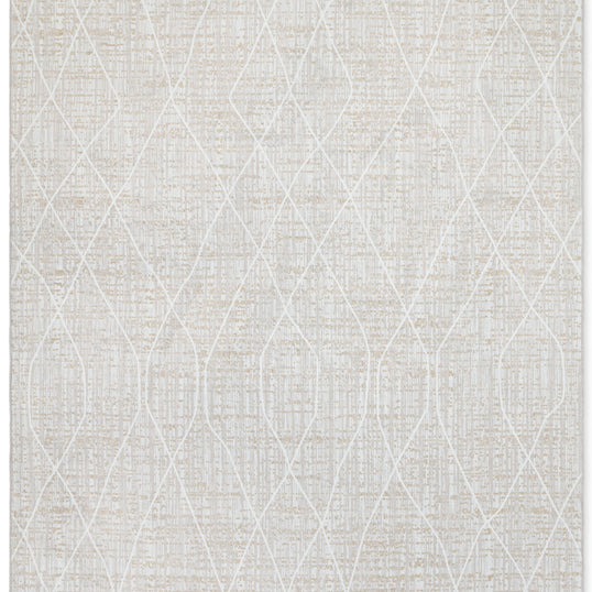 TAPETE DOHA 240621 ROMBOS BEIGE