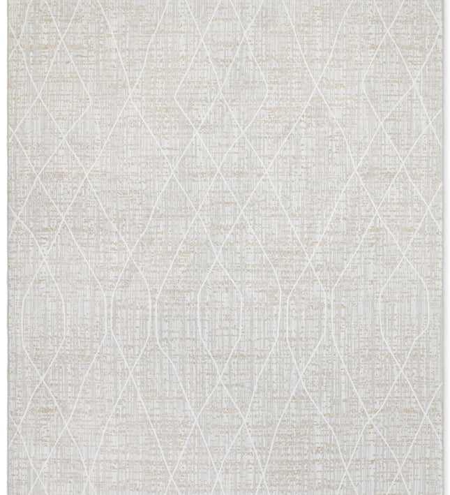 TAPETE DOHA 240621 ROMBOS BEIGE