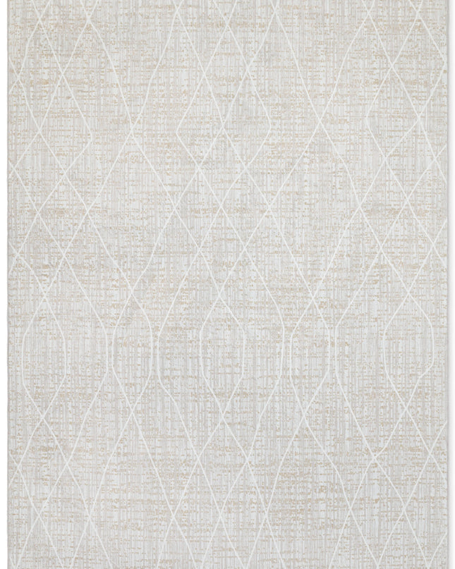 TAPETE DOHA 240621 ROMBOS BEIGE