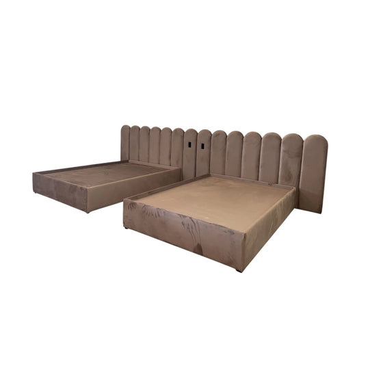 CAMA CON EXTENSIÓN GEMELAS