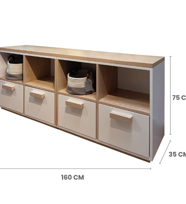 JUGUETERO NATURA 4 CAJONES