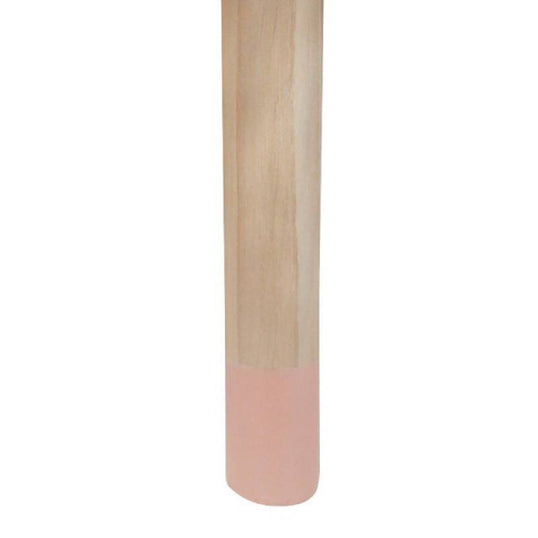 MESA CUADRADA CON 4 SILLAS DE MARIPOSA COLOR ROSA PALO