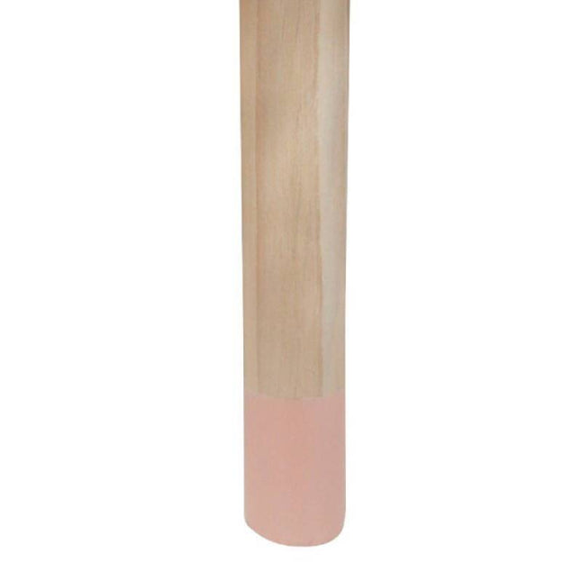 MESA CUADRADA CON 4 SILLAS DE MARIPOSA COLOR ROSA PALO